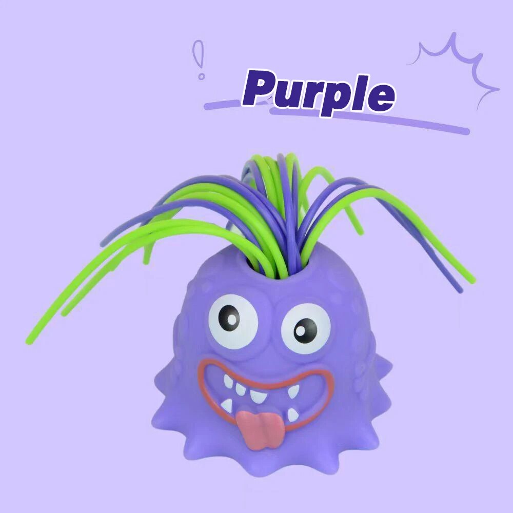 Toys For Kids Screaming Monster Pull Its Hair Educational Puzzle Children's Toys Novelty Fun Decompression Toy Gifts