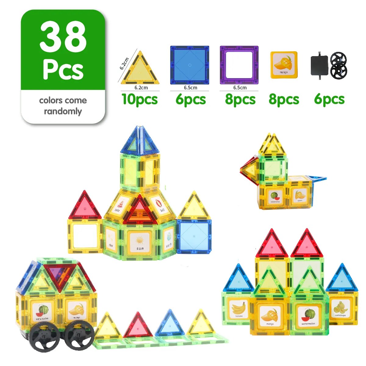 Magnetic Building Blocks Construction Set Child Toy Magnet Constructor Block Tiles Montessori Educational Toys For Kids Gift