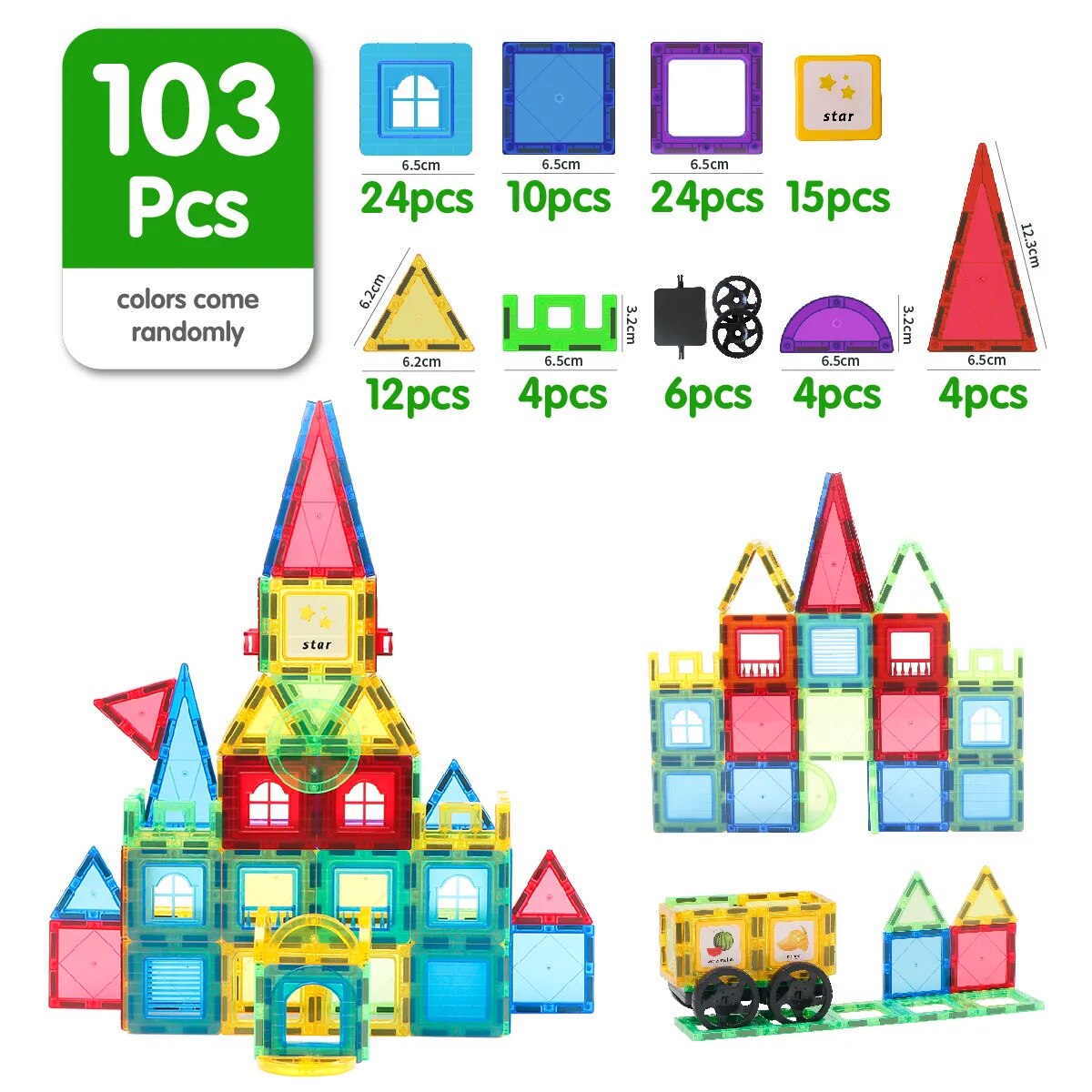 Magnetic Building Blocks Construction Set Child Toy Magnet Constructor Block Tiles Montessori Educational Toys For Kids Gift