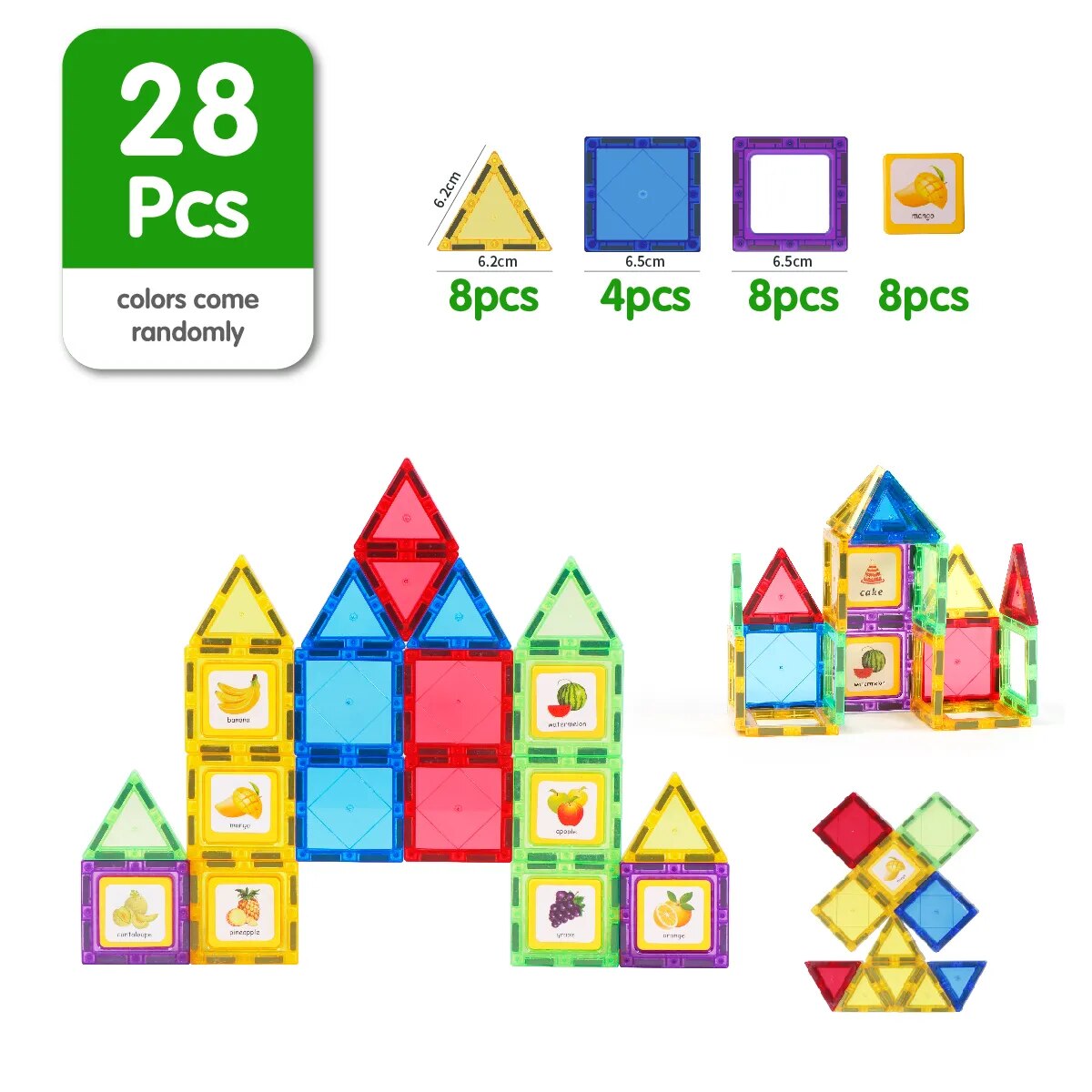 Magnetic Building Blocks Construction Set Child Toy Magnet Constructor Block Tiles Montessori Educational Toys For Kids Gift