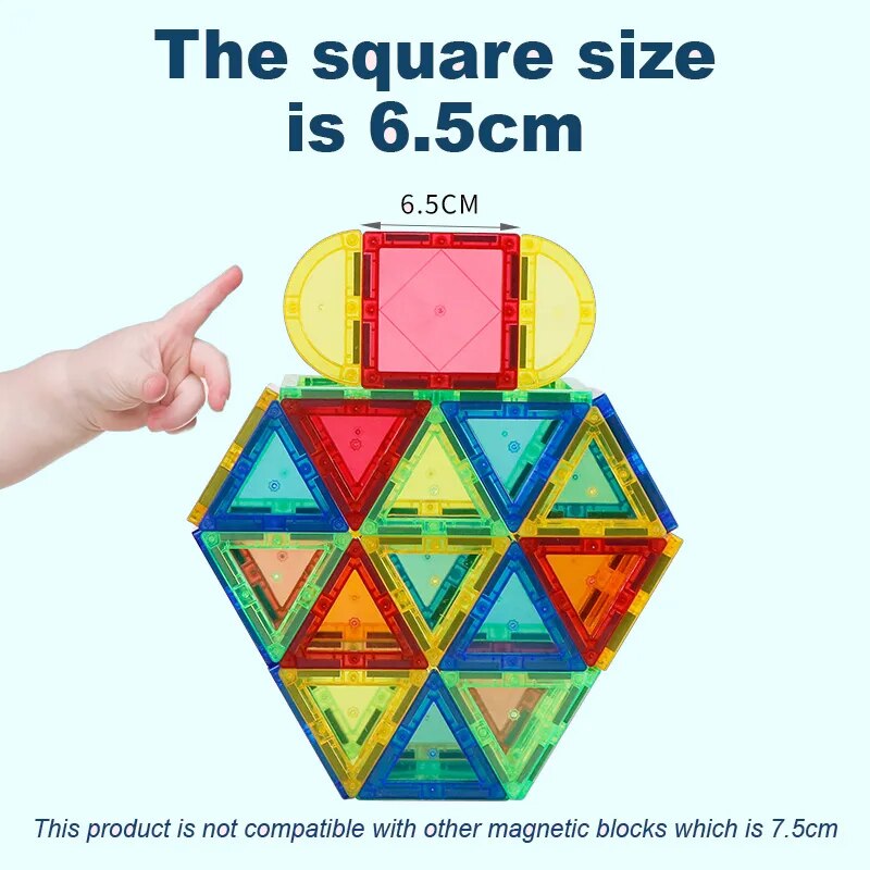 Magnetic Building Blocks Construction Set Child Toy Magnet Constructor Block Tiles Montessori Educational Toys For Kids Gift