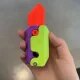 New 3D rinting Gravity Knife Carrot Knife Silky HOT Explosive Gravity Knife Carrot Knife Decompression Push Card Small Toy Gift