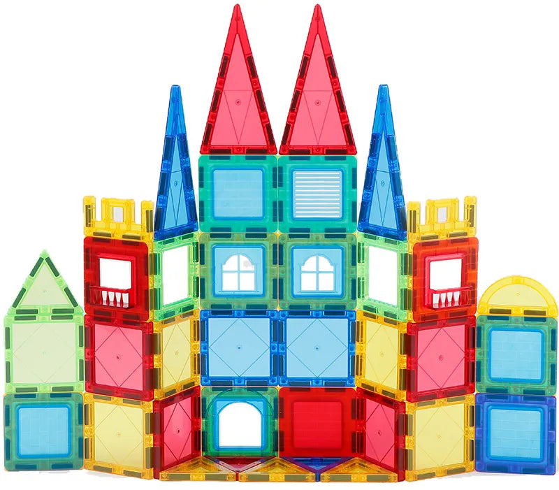 Magnetic Building Blocks Construction Set Child Toy Magnet Constructor Block Tiles Montessori Educational Toys For Kids Gift
