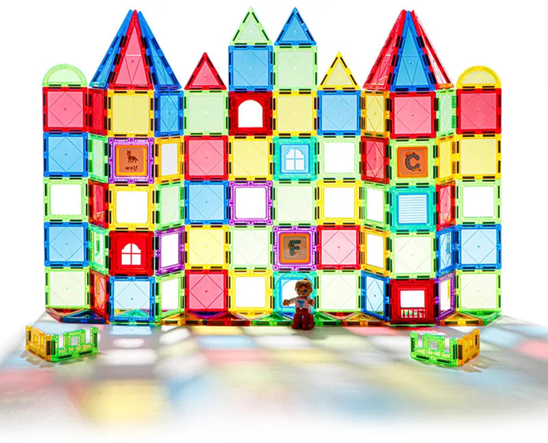 Magnetic Building Blocks Construction Set Child Toy Magnet Constructor Block Tiles Montessori Educational Toys For Kids Gift