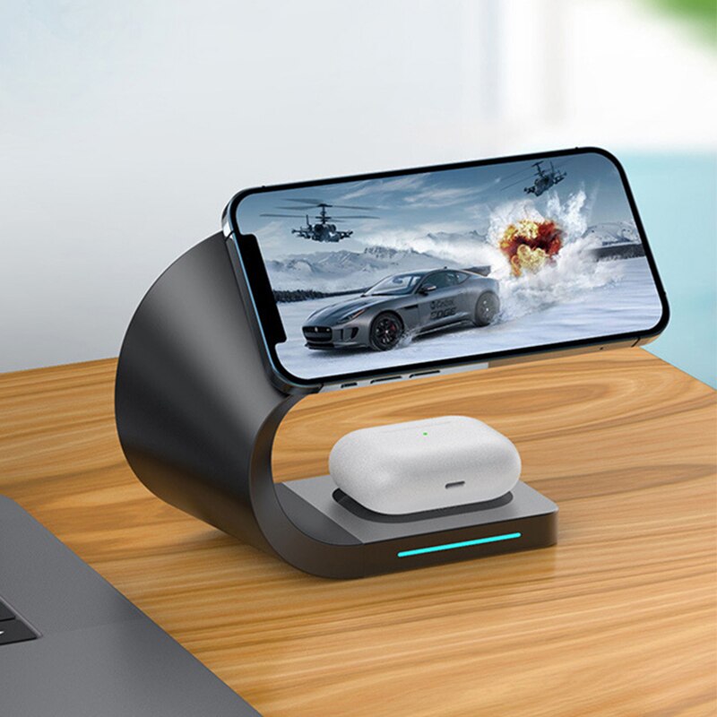 3in1 Wireless Charger for ALL Apple Magsafe Max 15W Induction Chargers ZD-018