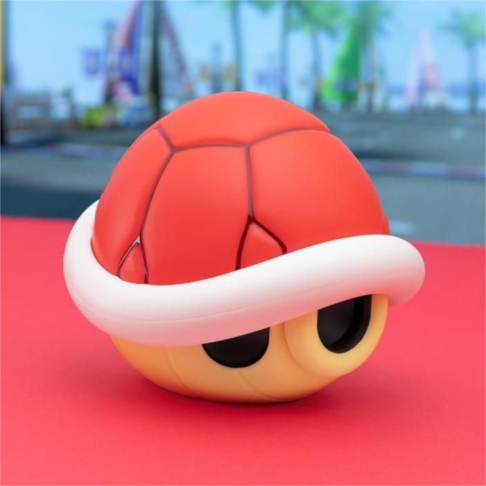 The red turtle shell of Nintendo Mario Racing around Paladone can sound nightlight ZD-041