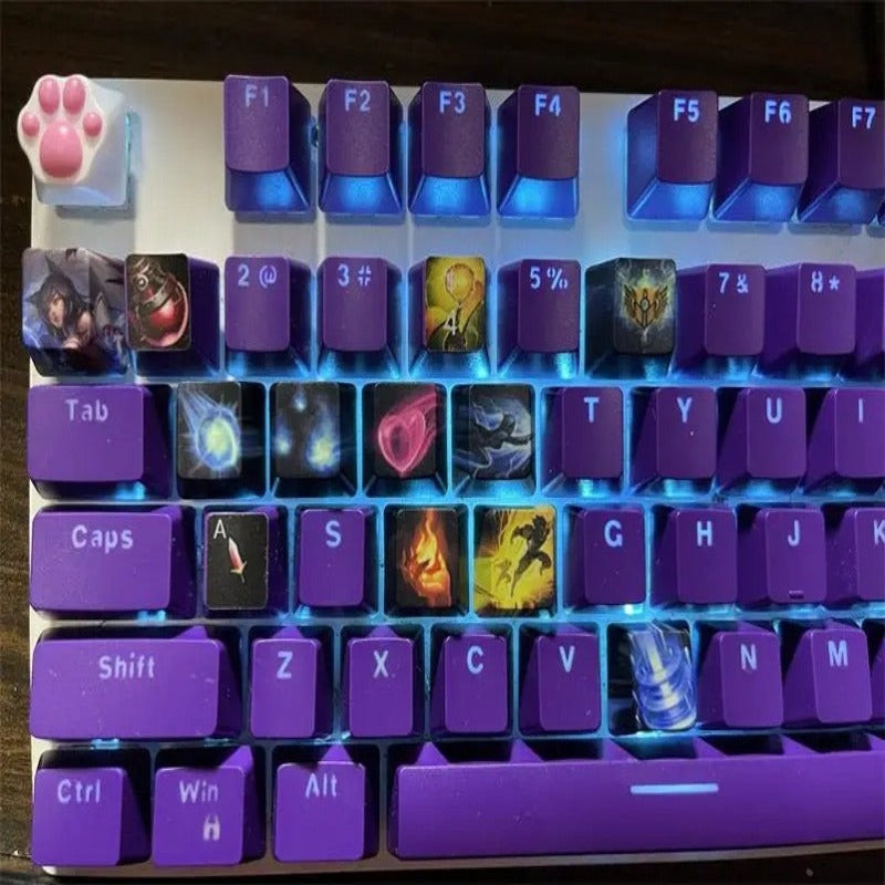 LOL Custom Keycaps OEM Cherry XDA Keycap For Mechanical Gaming Keyboard ZD-LOL-01