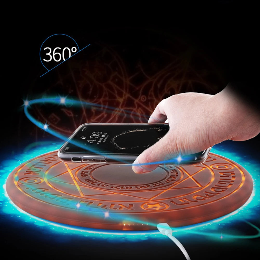 10W Magic Wireless Charger For iPhone15 15Pro 14 13 12 11 XSMAX X XR