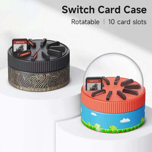 Switch Rotating Game Card Case with 10 Game Card