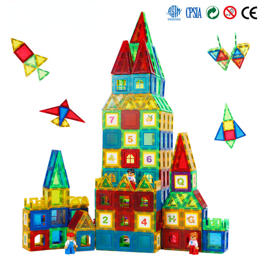 Magnetic Building Blocks Construction Set Child Toy Magnet Constructor Block Tiles Montessori Educational Toys For Kids Gift