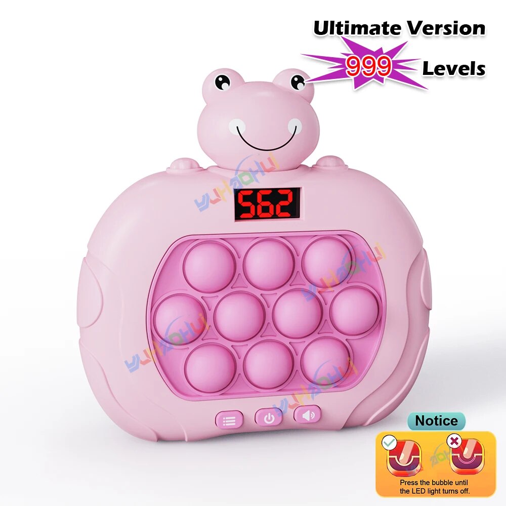 [Floor price]999 Level Electronic Pop Quick Push Game Console Toy with LED Display Screen Suitable for Adult Child Fidget Toys Christmas Gift