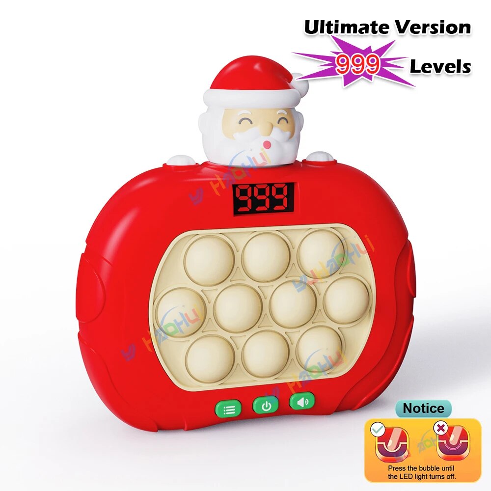[Floor price]999 Level Electronic Pop Quick Push Game Console Toy with LED Display Screen Suitable for Adult Child Fidget Toys Christmas Gift