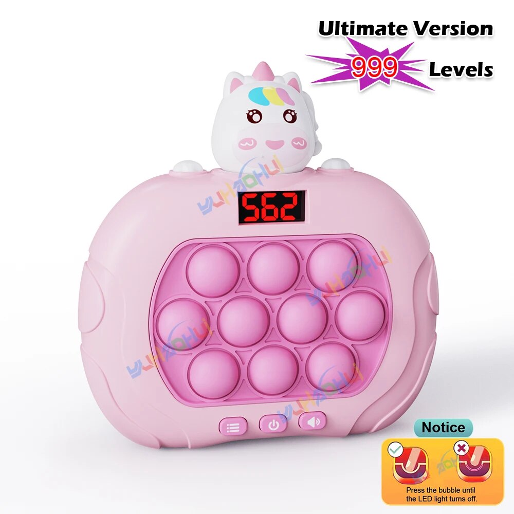 [Floor price]999 Level Electronic Pop Quick Push Game Console Toy with LED Display Screen Suitable for Adult Child Fidget Toys Christmas Gift