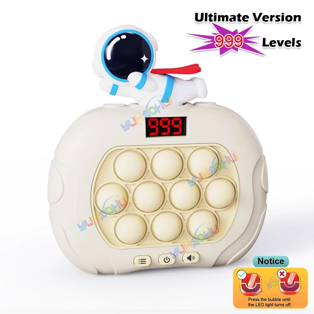 [Floor price]999 Level Electronic Pop Quick Push Game Console Toy with LED Display Screen Suitable for Adult Child Fidget Toys Christmas Gift
