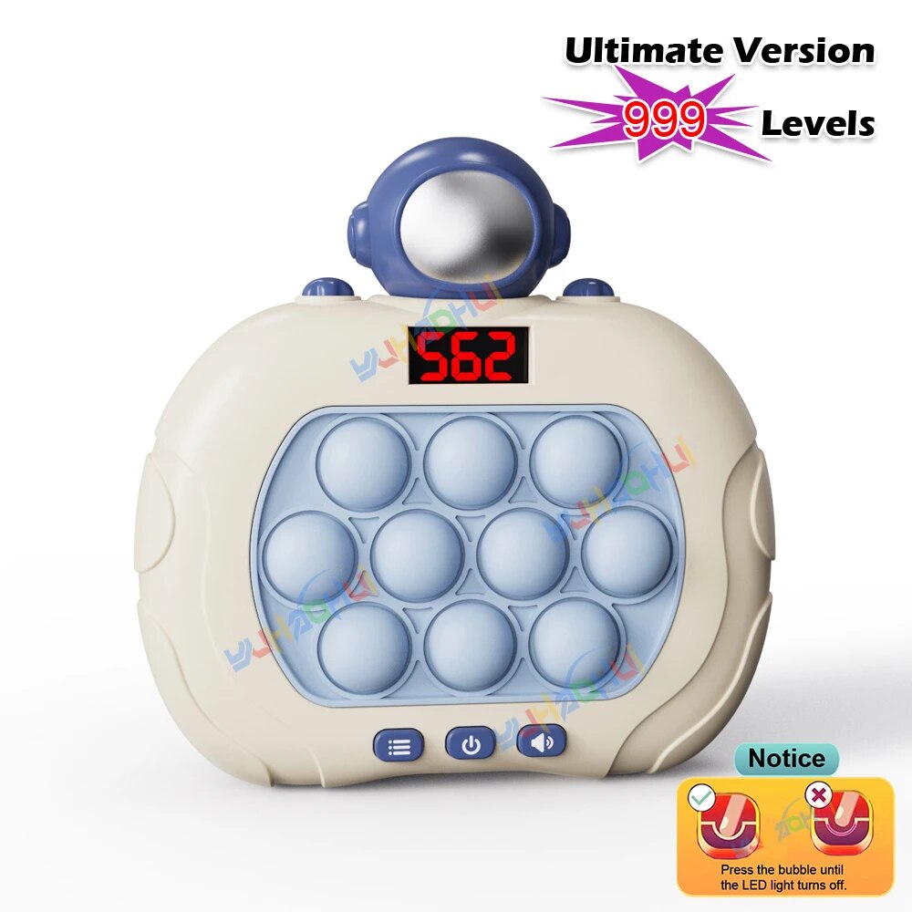 [Floor price]999 Level Electronic Pop Quick Push Game Console Toy with LED Display Screen Suitable for Adult Child Fidget Toys Christmas Gift