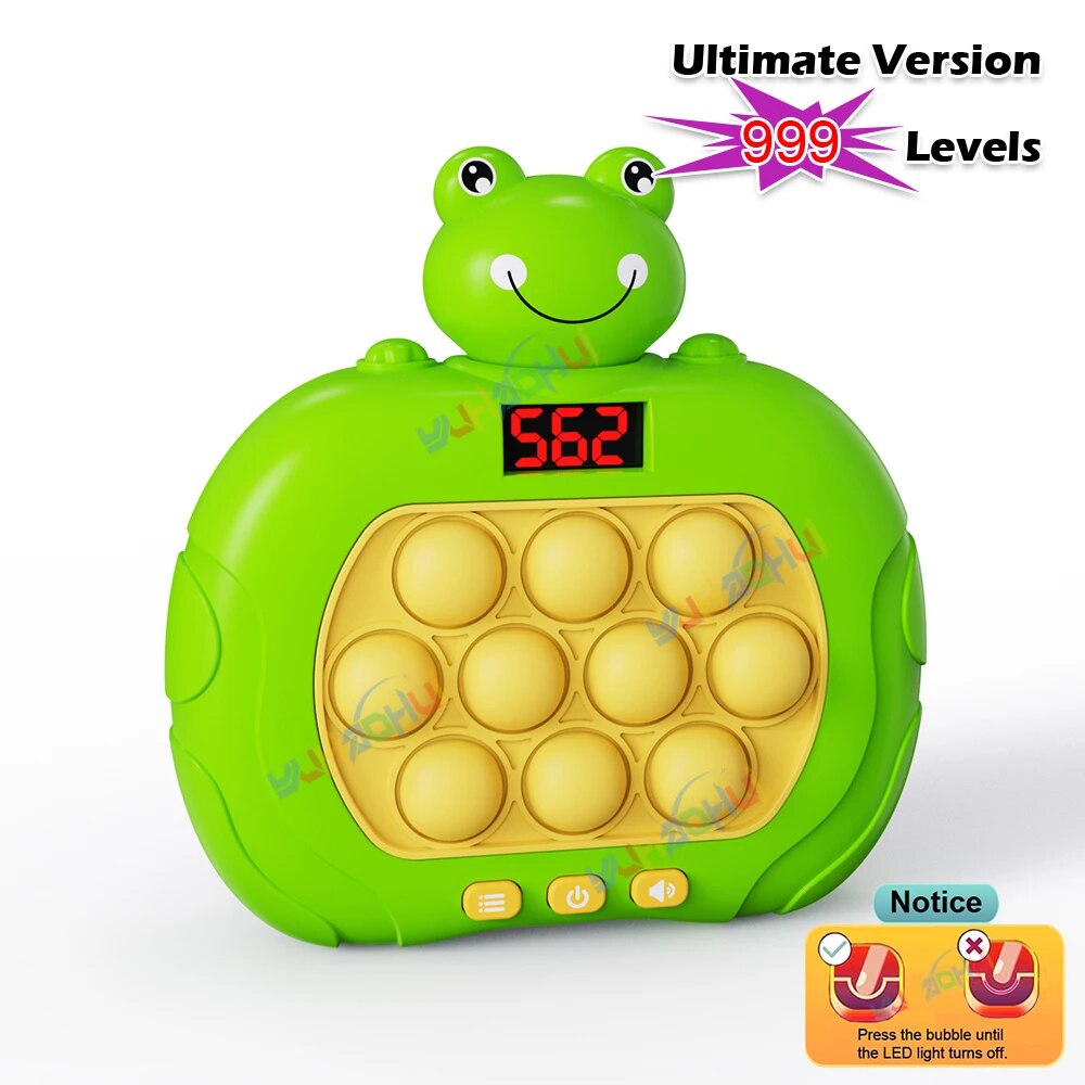 [Floor price]999 Level Electronic Pop Quick Push Game Console Toy with LED Display Screen Suitable for Adult Child Fidget Toys Christmas Gift