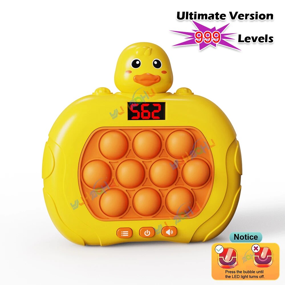 [Floor price]999 Level Electronic Pop Quick Push Game Console Toy with LED Display Screen Suitable for Adult Child Fidget Toys Christmas Gift