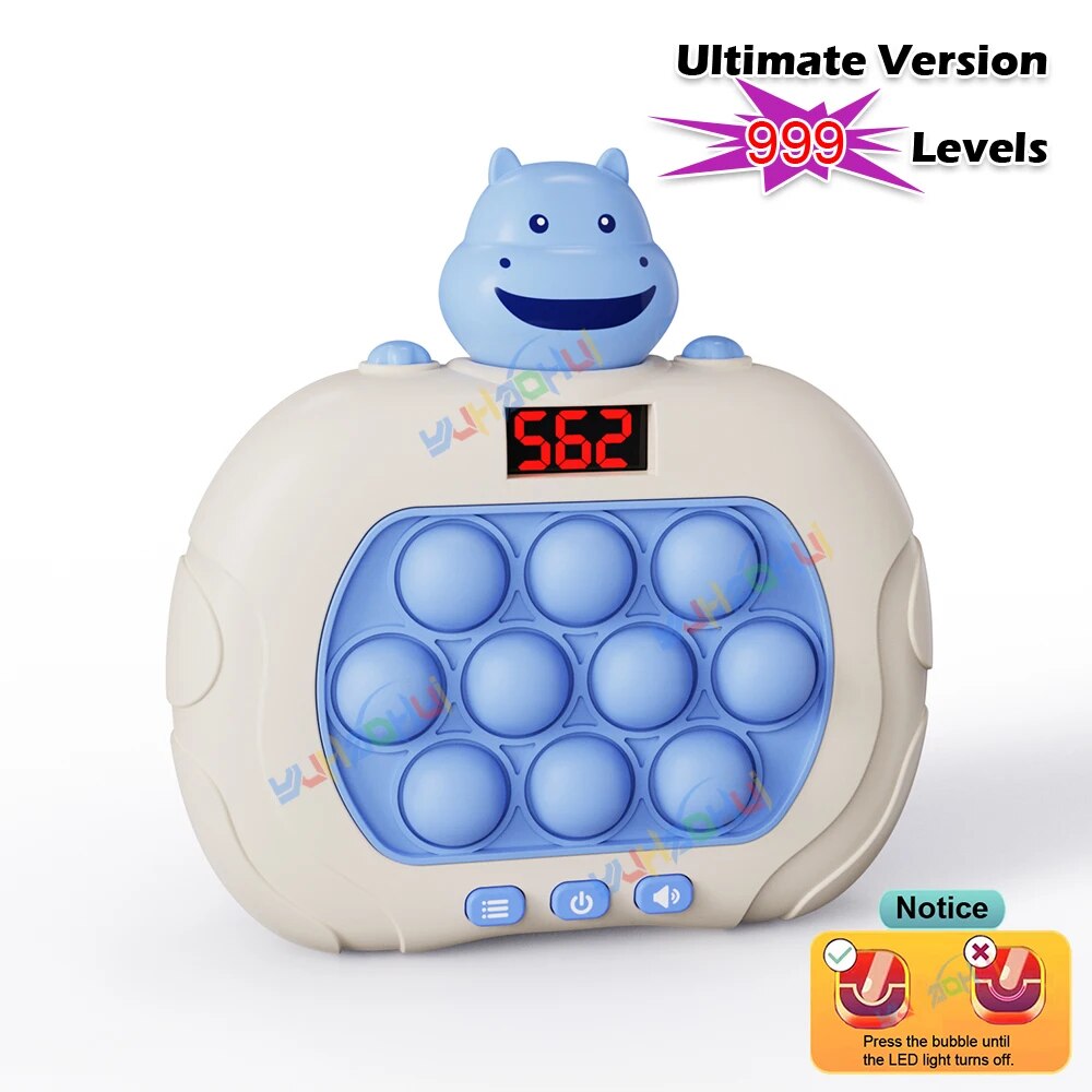 [Floor price]999 Level Electronic Pop Quick Push Game Console Toy with LED Display Screen Suitable for Adult Child Fidget Toys Christmas Gift