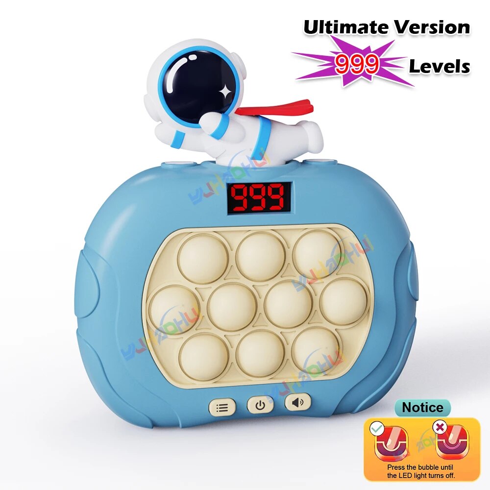 [Floor price]999 Level Electronic Pop Quick Push Game Console Toy with LED Display Screen Suitable for Adult Child Fidget Toys Christmas Gift