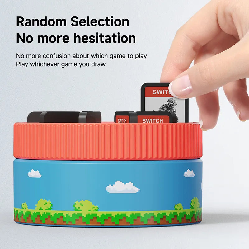 Switch Rotating Game Card Case with 10 Game Card