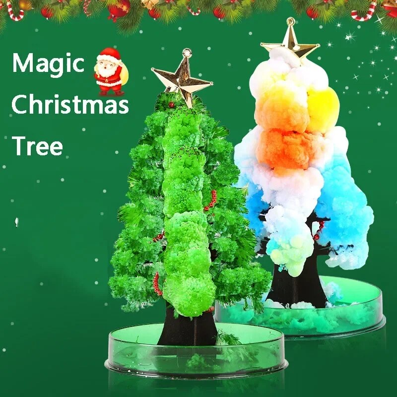 Magic Christmas Tree Magic Growing Paper Sakura Tree Magical Christmas Trees Desktop Cherry Tree Interesting Educational Toys