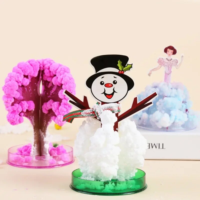 Magic Christmas Tree Magic Growing Paper Sakura Tree Magical Christmas Trees Desktop Cherry Tree Interesting Educational Toys