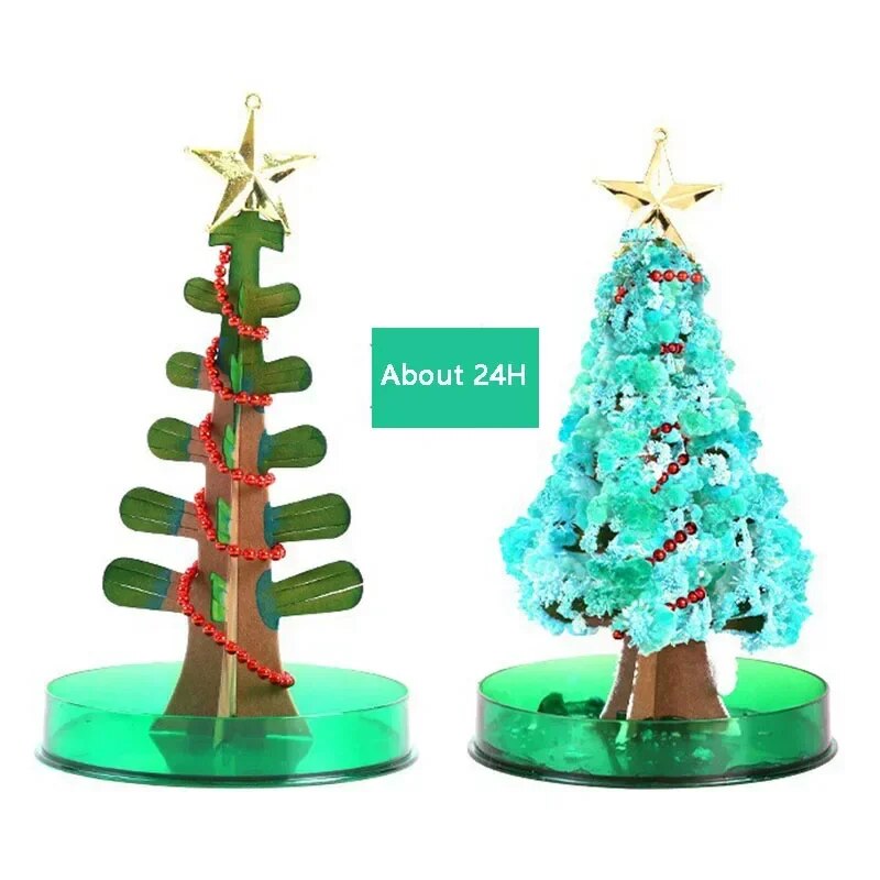 Magic Christmas Tree Magic Growing Paper Sakura Tree Magical Christmas Trees Desktop Cherry Tree Interesting Educational Toys