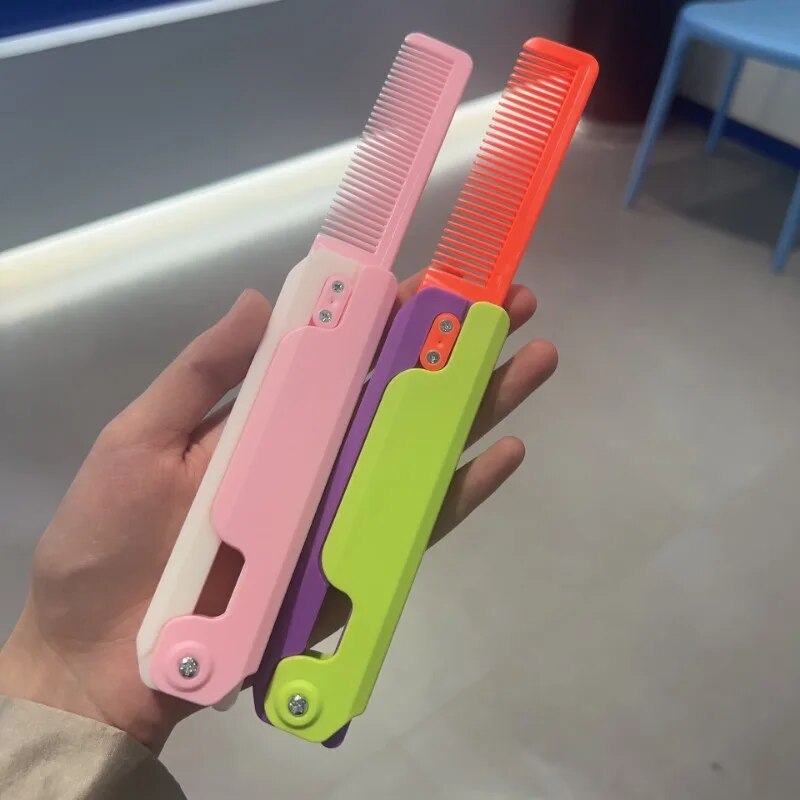 New 3D rinting Gravity Knife Carrot Knife Silky HOT Explosive Gravity Knife Carrot Knife Decompression Push Card Small Toy Gift