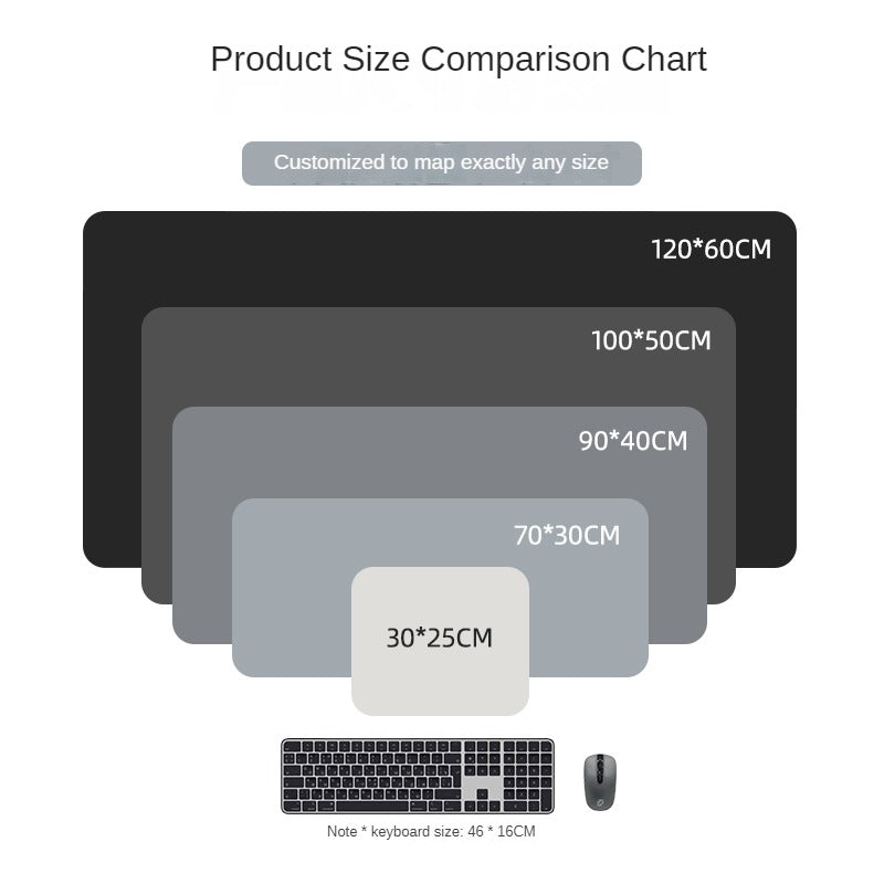 Yuanshen mouse pad super keyboard table pad second element ZD-047