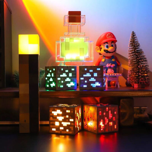 Minecraft LED Night Lights  USB Rechargeable ZD-014