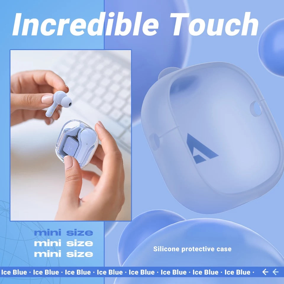Cool Earphones Bluetooth Crystal Earbuds 6Colors ZD-005