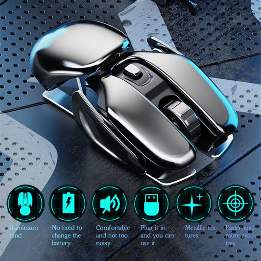 【HOT!】Wireless Mouse Metal Receiver Lightweight ZD-020
