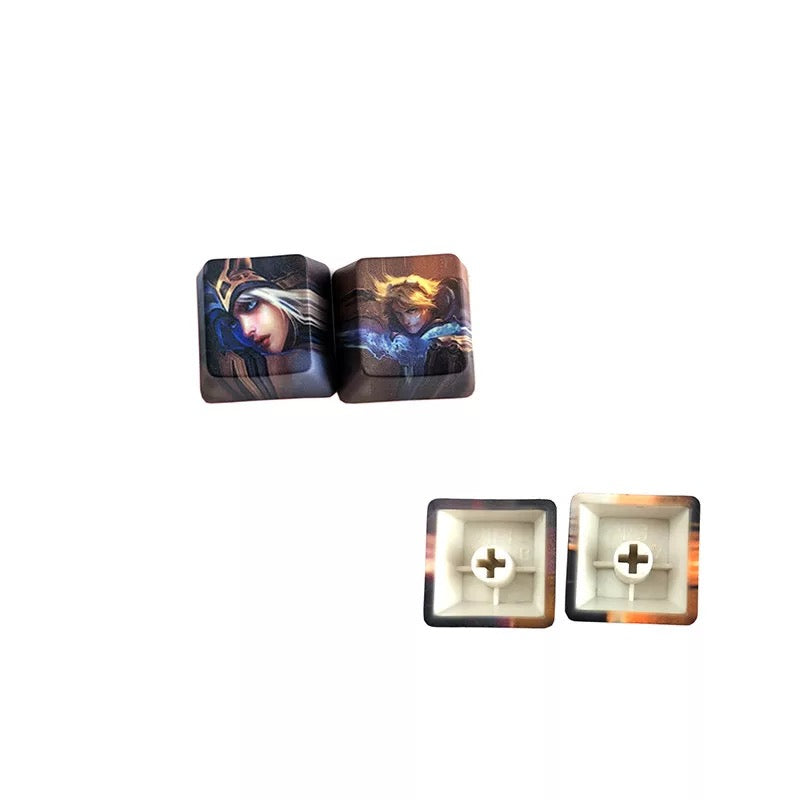 LOL  Keycaps  JINX OEM Cherry XDA  Keycap For Mechanical Gaming Keyboard ZD-LOL-02
