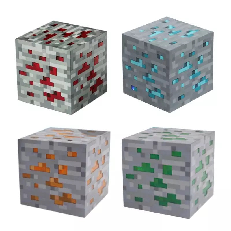 Minecraft LED Night Lights  USB Rechargeable ZD-014